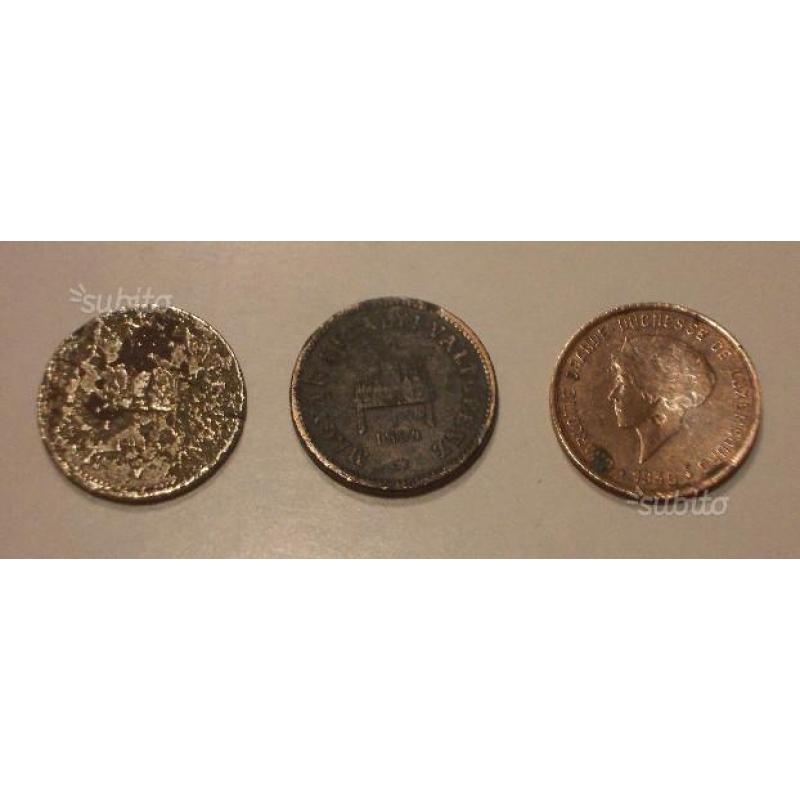 Lotto 3 monete antiche