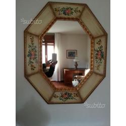 Specchio ottagonale stile veneziano