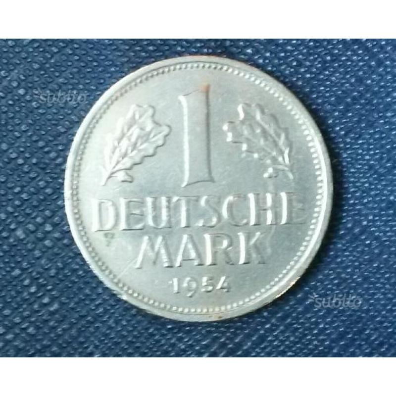 1 deutsche mark 1954 G