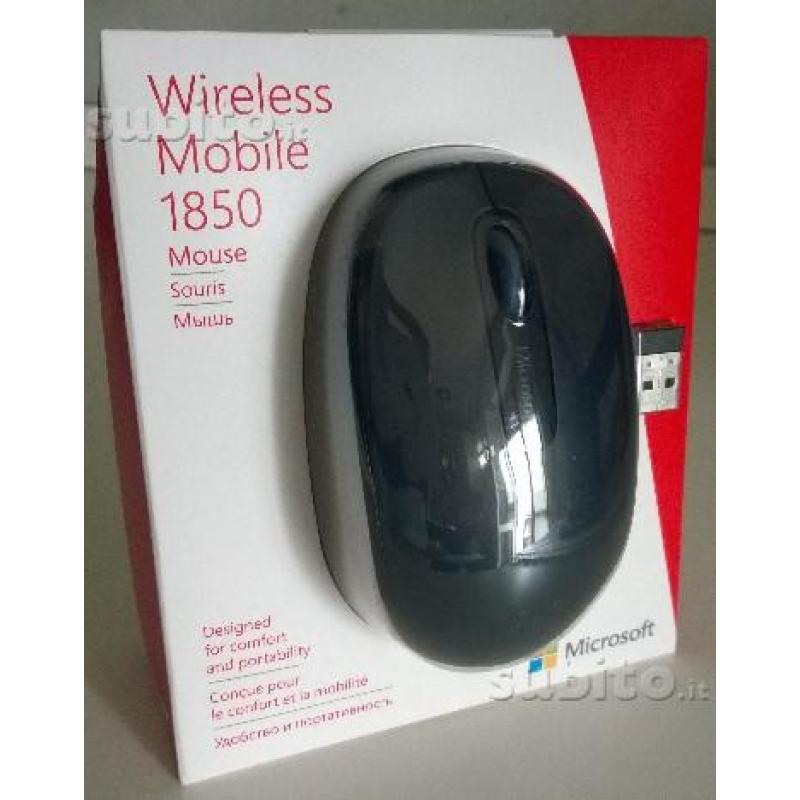Wireless Mobile 1850 Microsoft originale nero