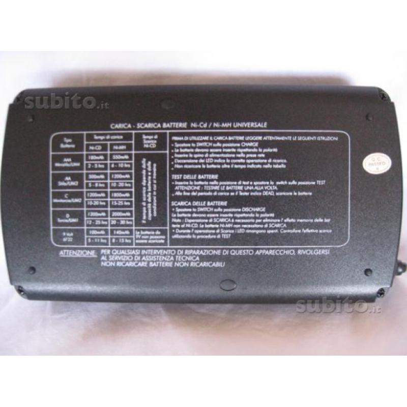 Carica - Scarica batterie Ni-Cd / Ni-Mh Universale