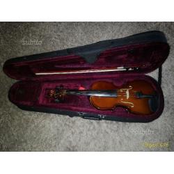 Violino da studio 2/4 in legno,custodia e archetto