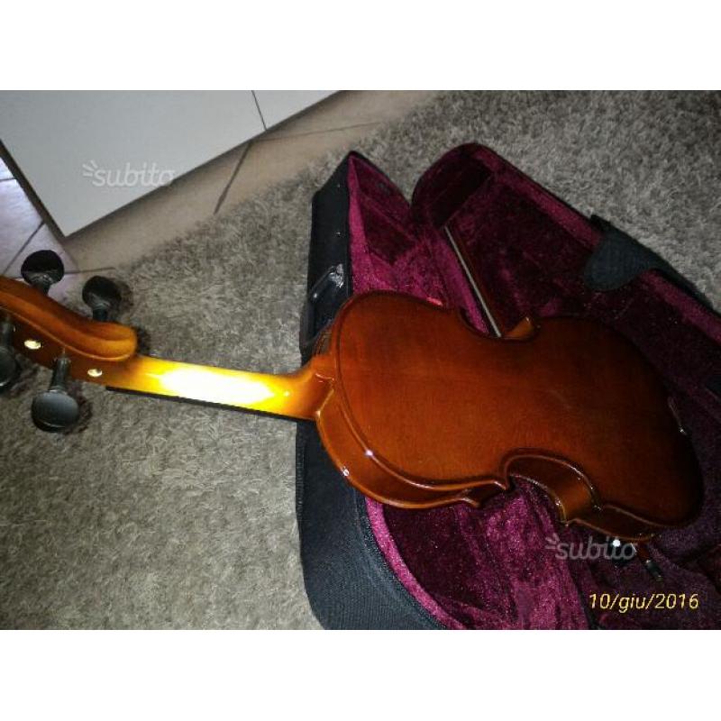 Violino da studio 2/4 in legno,custodia e archetto
