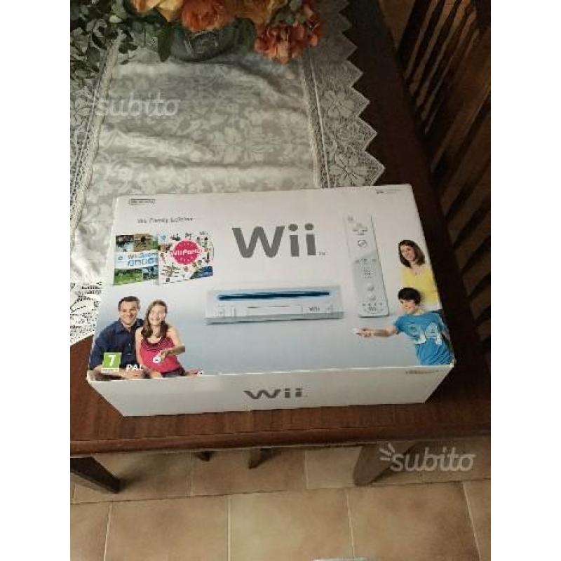 Wii Bianca funzionante 100% con kinekt ma senza co