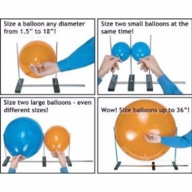 Misuratore di palloncini Slide N Size