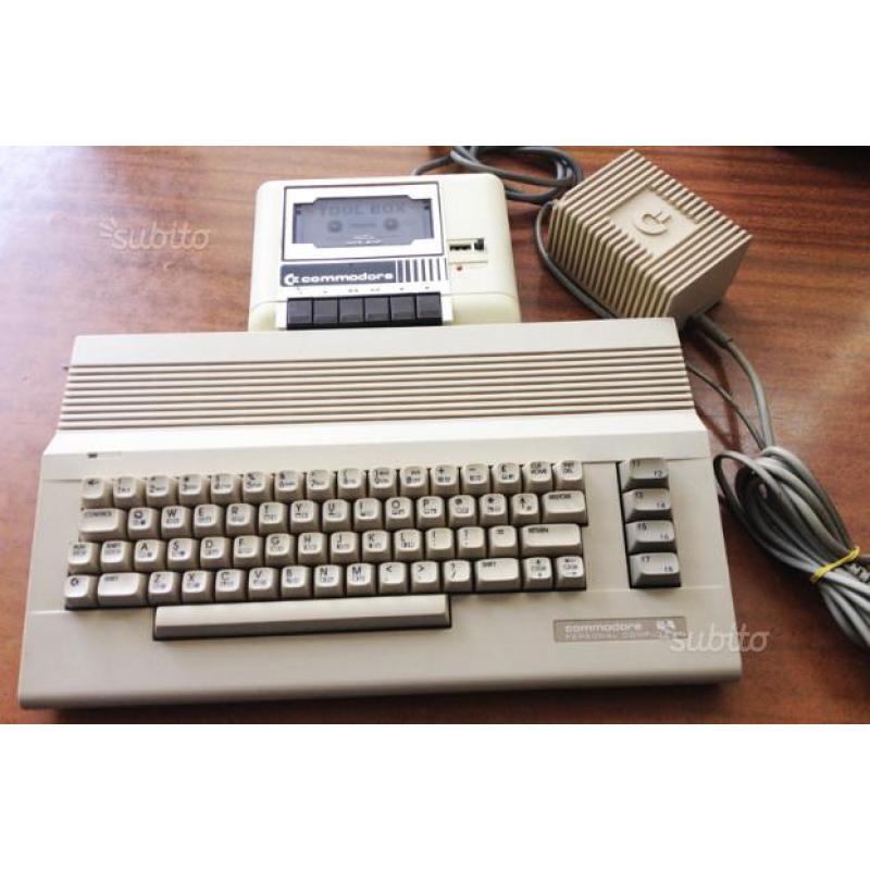 Commodore 64 + registratore a cassette