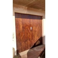 Porta per garage in legno