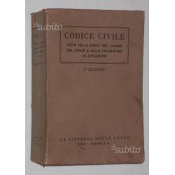 Codice civile prima edizione 1943